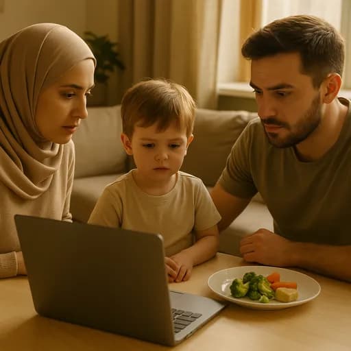 ویزیت آنلاین برای بیماری‌های کودکان، مشاوره تغذیه، بدغذایی و تغذیه کمکی